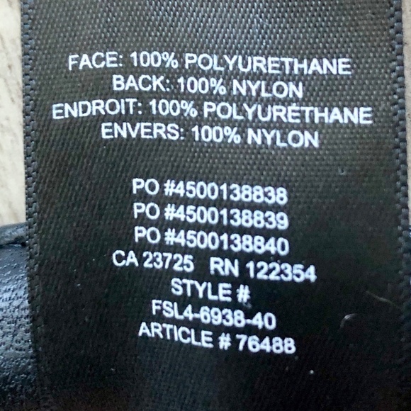 Wilfred, Aritzia, Rebel, Faux Vegan Leather, High Rise, Pants, Size 0‎ - Picture 14 of 16